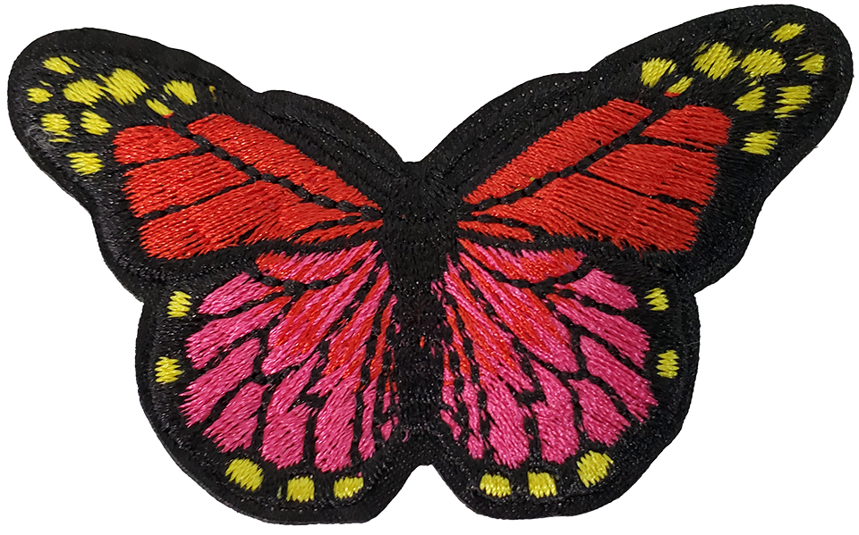 Klickees Original - Butterfly, embroidered, large