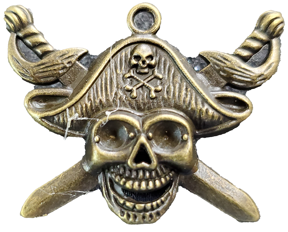 Klickees Original - Pirate, metal, bronze coloured